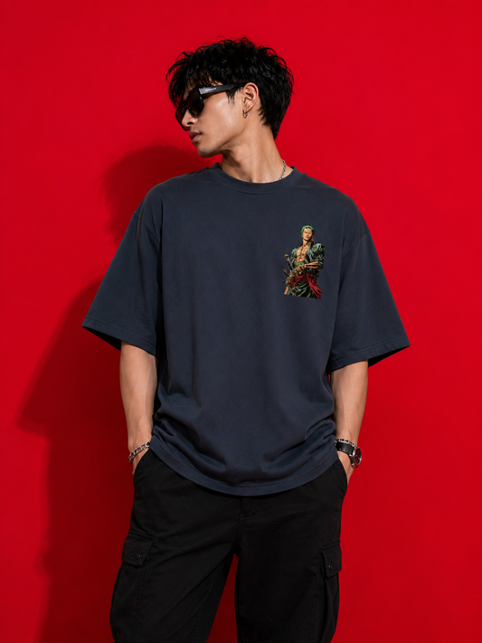 Roronoa Zoro Wanted Unisex Oversized T-Shirt