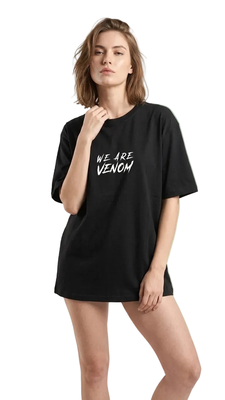 We are Venom Both Side Unisex Oversized  T-Shirt